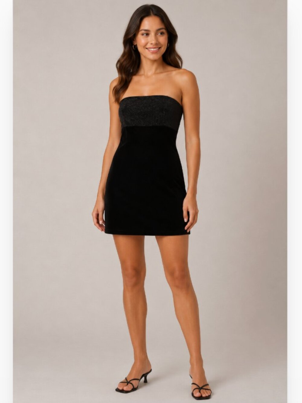 All That Jazz Dress Juniors Small Black Velvet Slip Bodycon Mini Party Cocktail